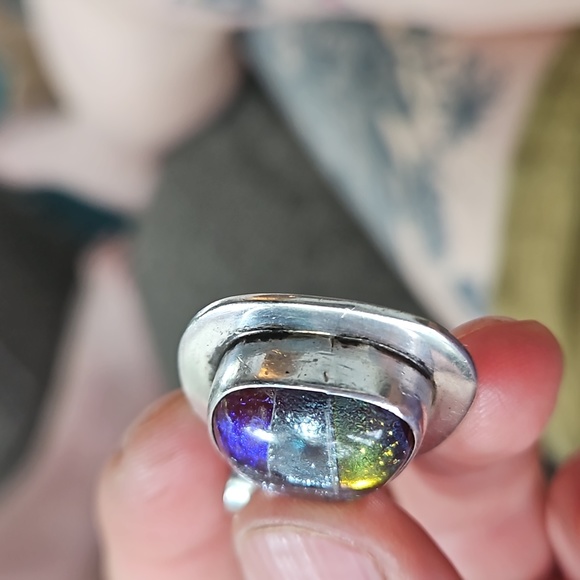 Sterling Silver Glass Pendant - Picture 6 of 8